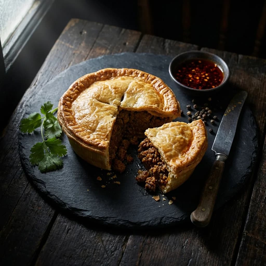 Spicy Lamb Keema Scotch Pie
