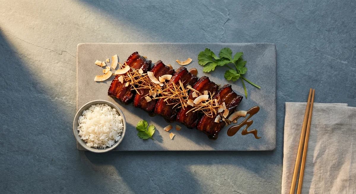 Sticky Lemongrass and Coconut Caramel Pork