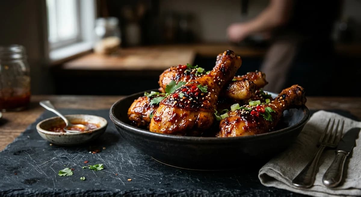 Sticky Sweet Chili Thai Drumsticks Recipe