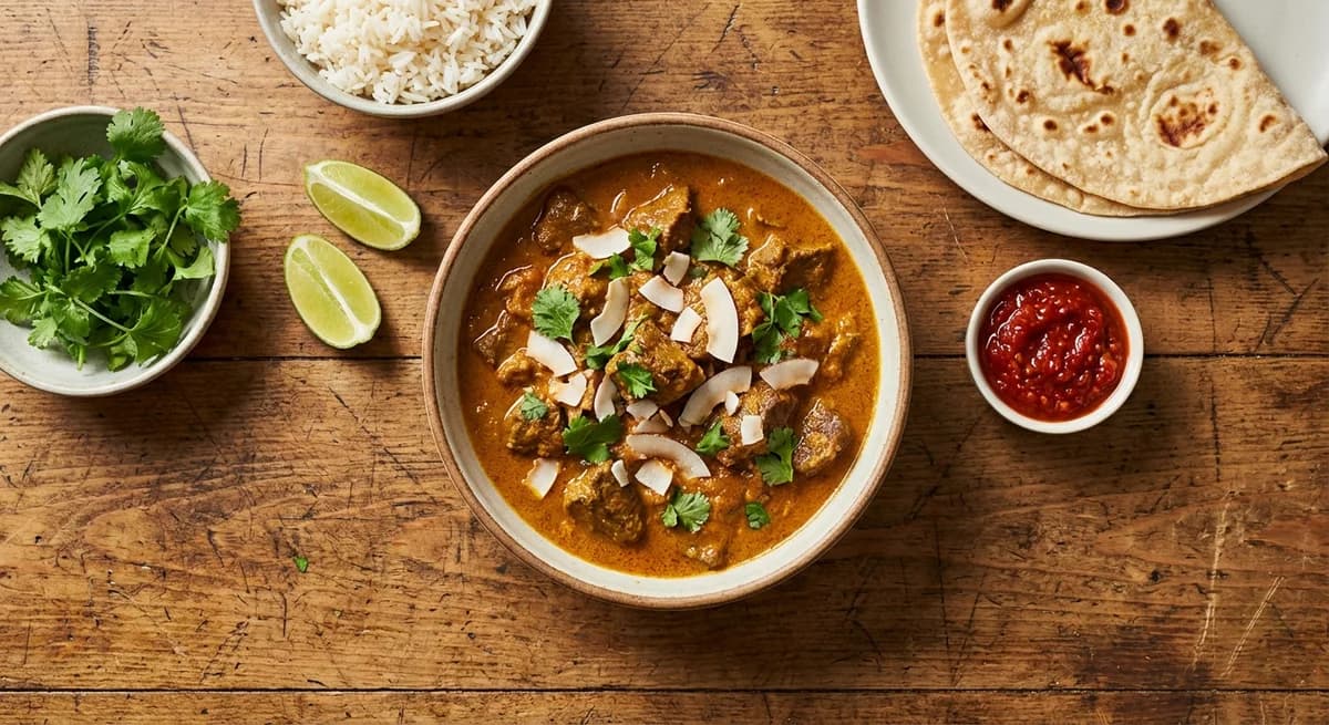 Swahili Coconut Beef Curry