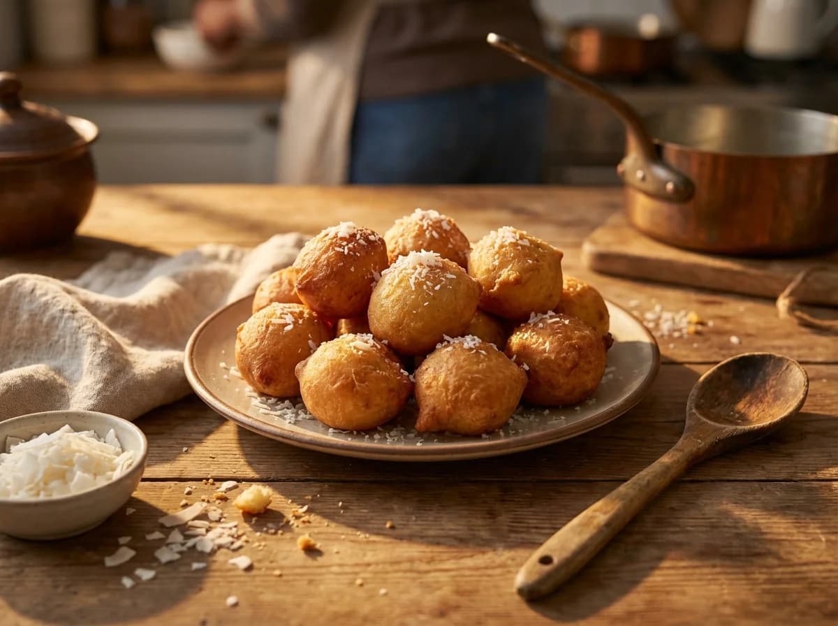 Sweet Coconut Jamaican Fried Dumplings