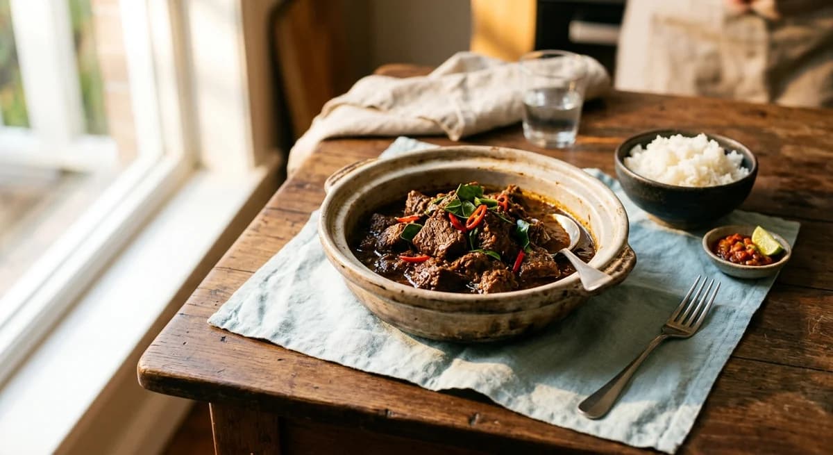 Tender One-Pot Beef Rendang Recipe