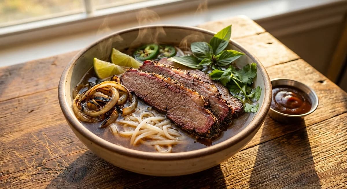 Texas-Style Smoked Brisket Pho
