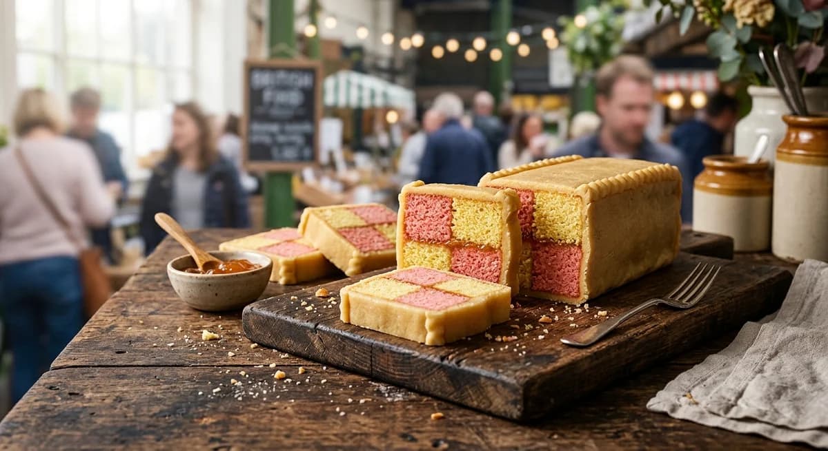 Traditional British Battenberg Cake Recipe
