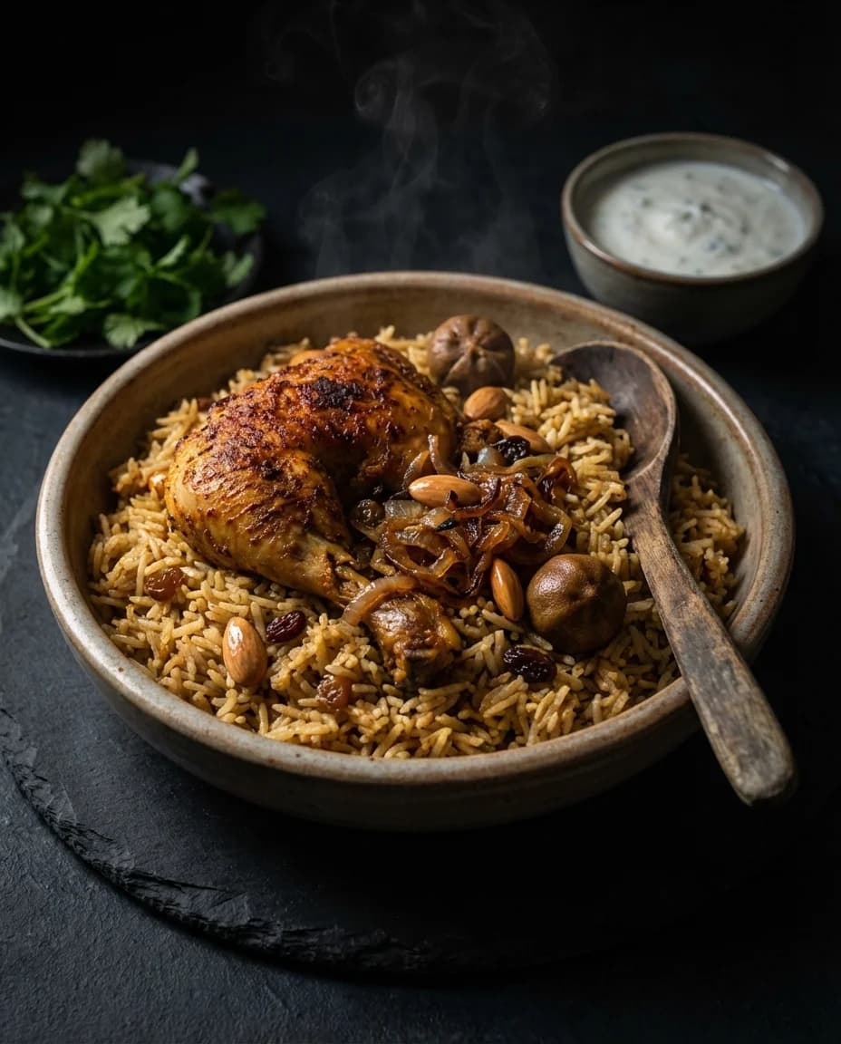 Traditional Saudi Chicken Kabsa Recipe