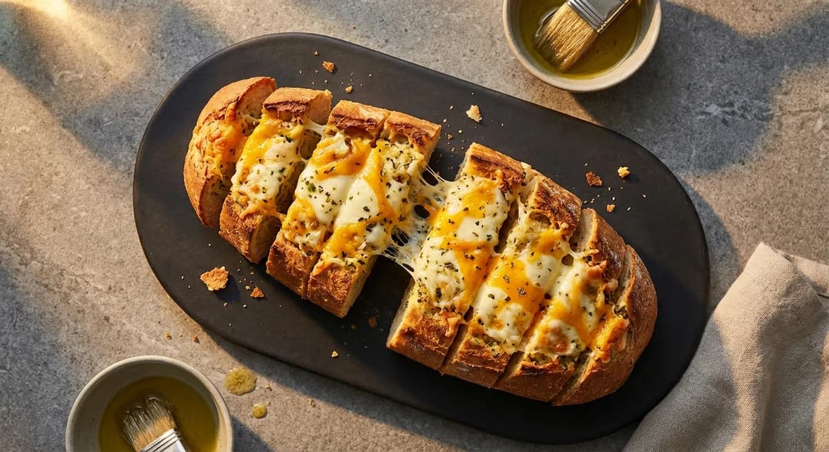 Ultimate Cheesy Garlic Bread Recipe