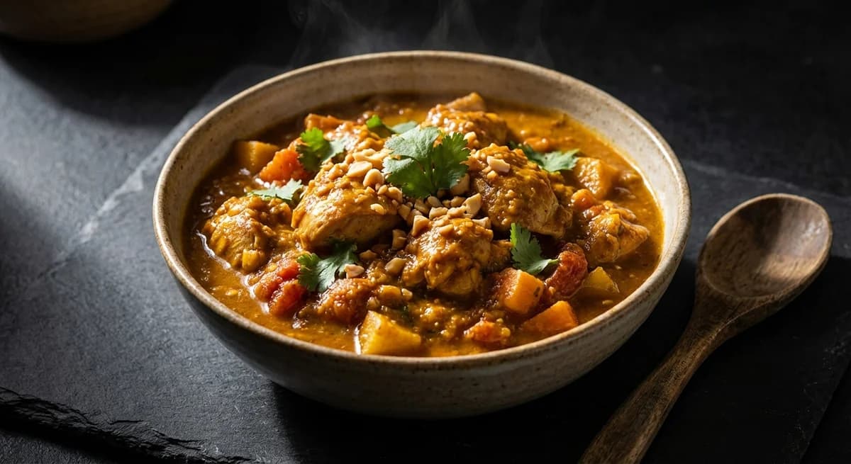 West African Style Peanut Chicken Stew