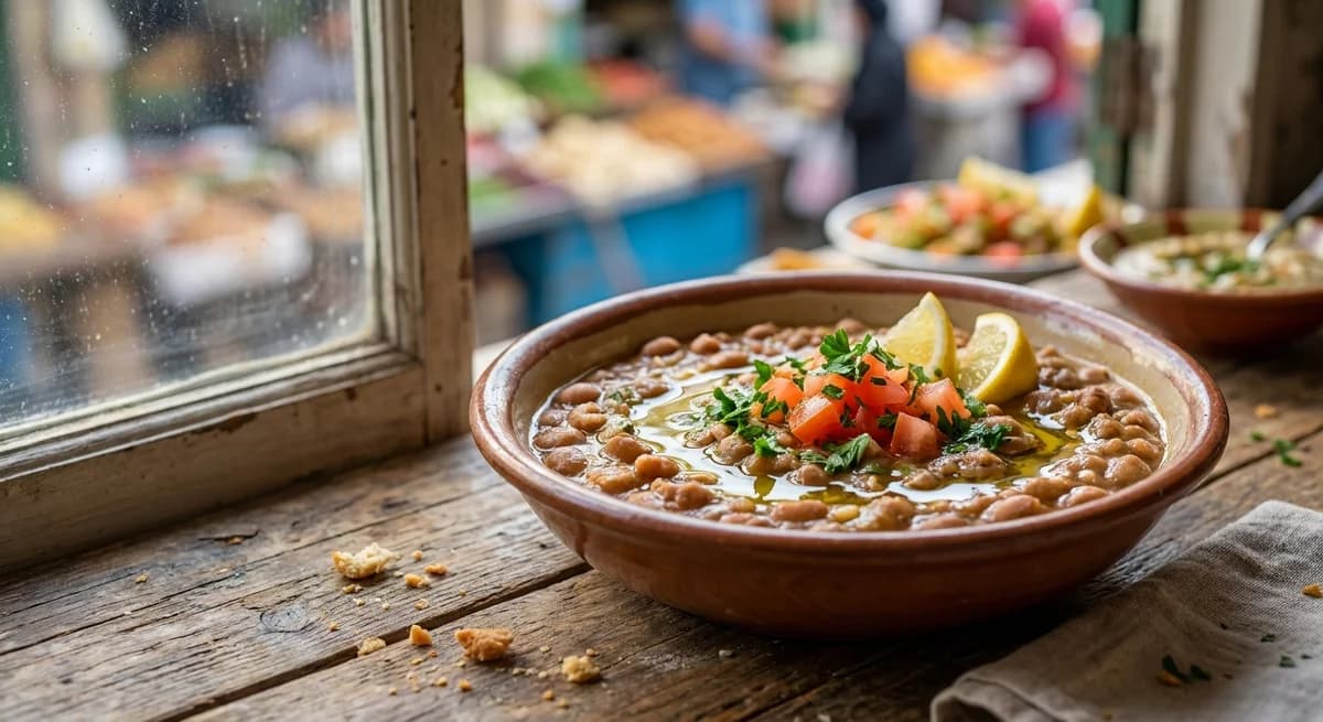 Zesty Garlic Ful Medames Recipe