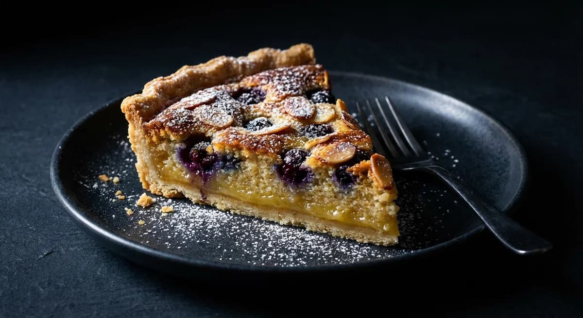 Zesty Lemon and Blueberry Bakewell Tart
