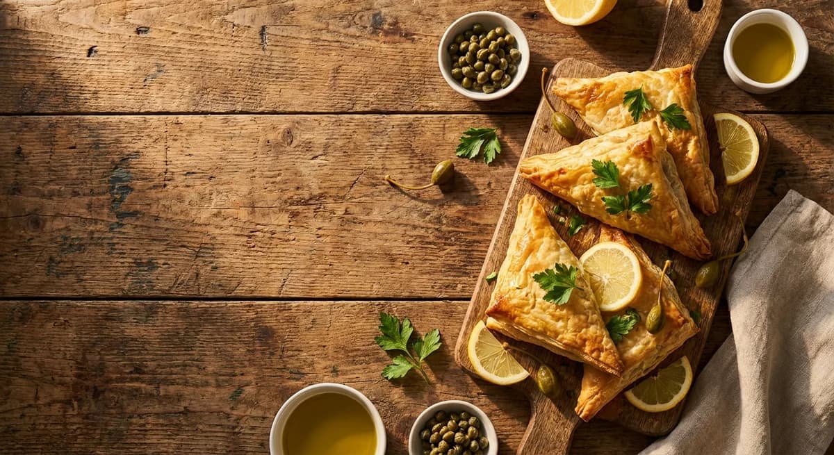 Zesty Lemon and Caper Tuna Briks