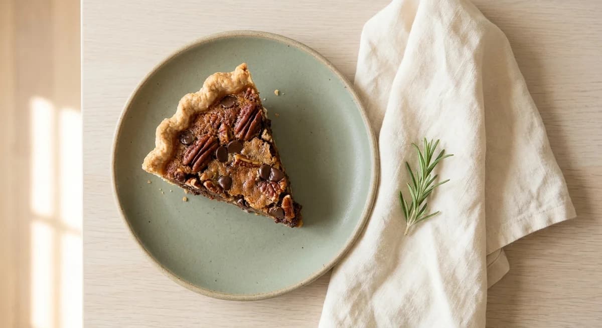 Brown Butter Choc Chip Pecan Pie Recipe