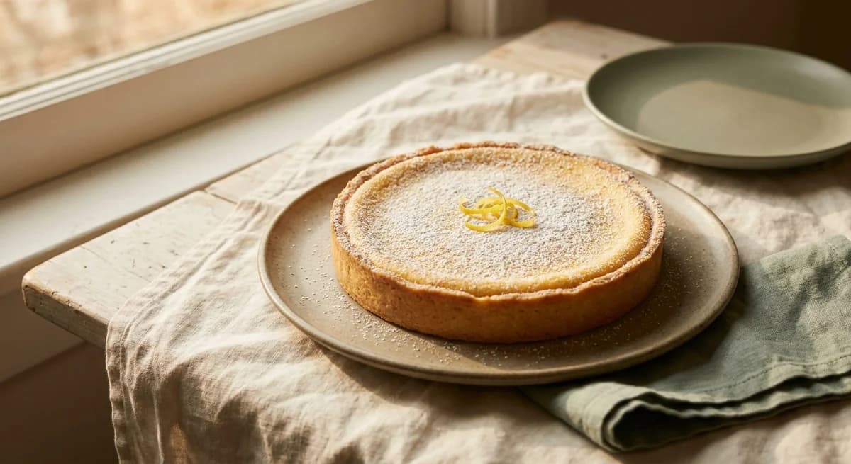 Buttery Lemon Cream Cheese Tart Recipe