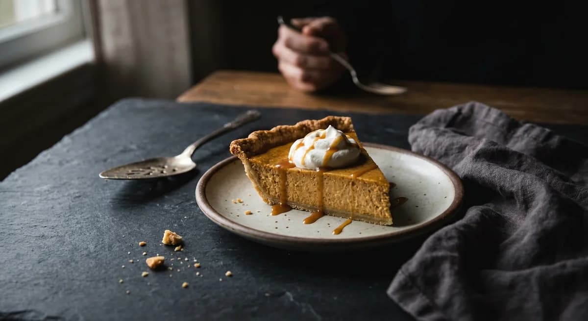 Creamy Bourbon Pumpkin Pie Recipe