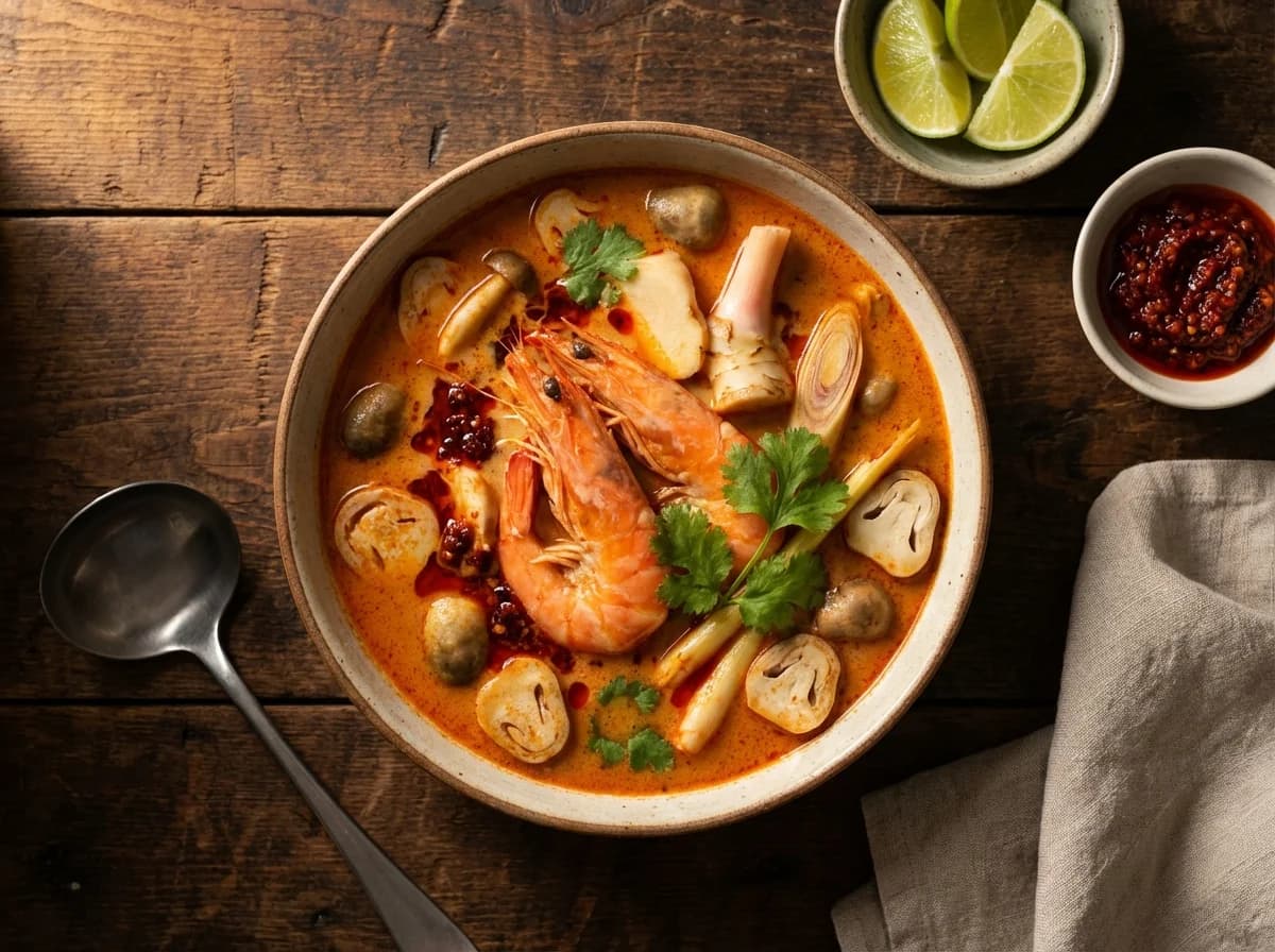 Creamy Coconut Tom Yum Goong