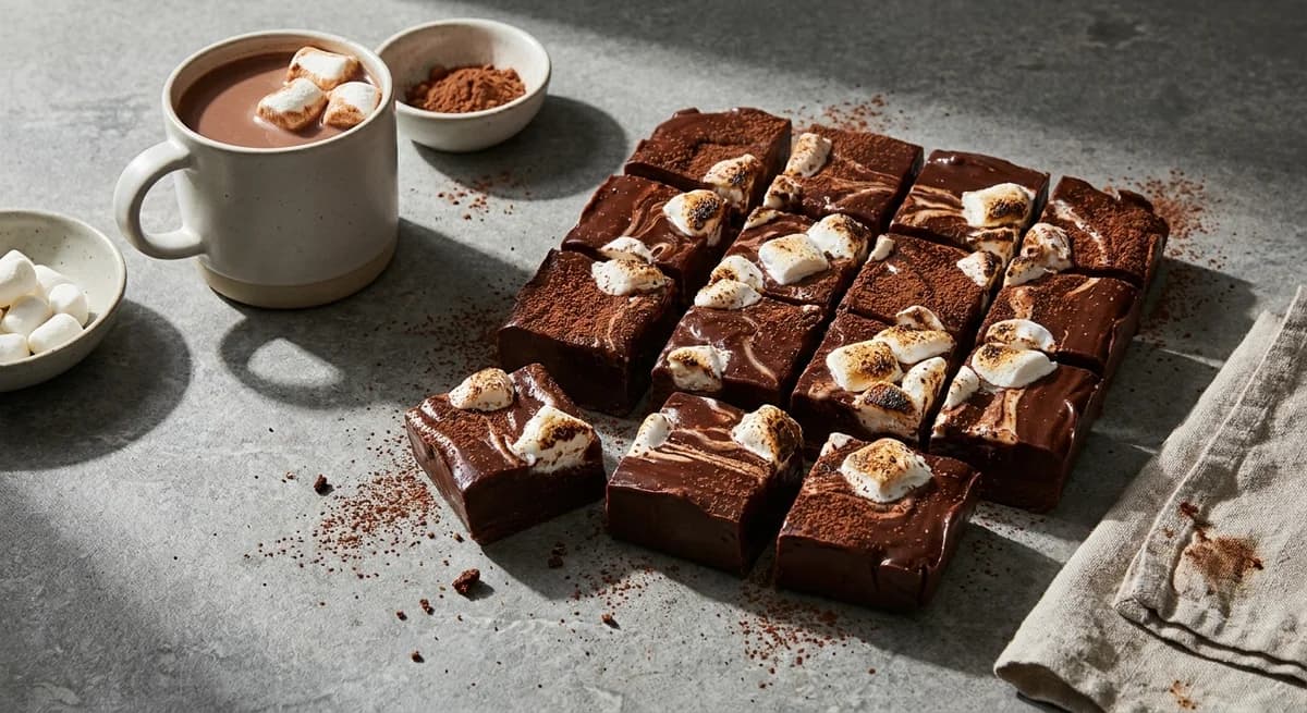 Creamy Marshmallow Hot Chocolate Fudge Recipe