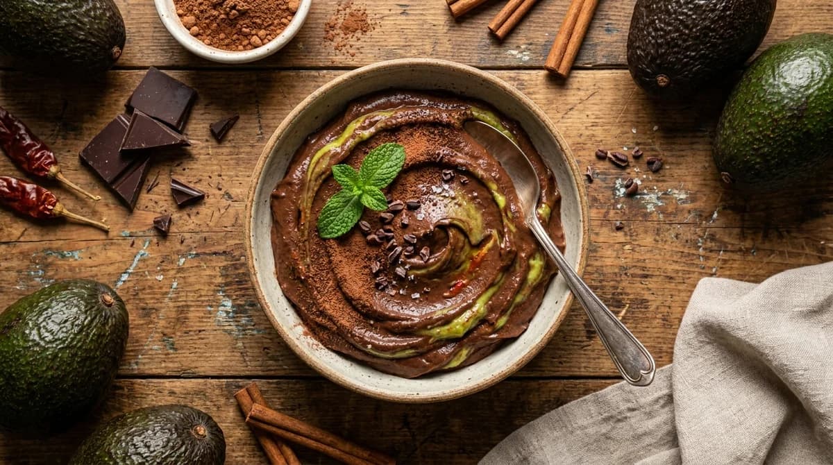 Creamy Mexican Chocolate Avocado Mousse Recipe