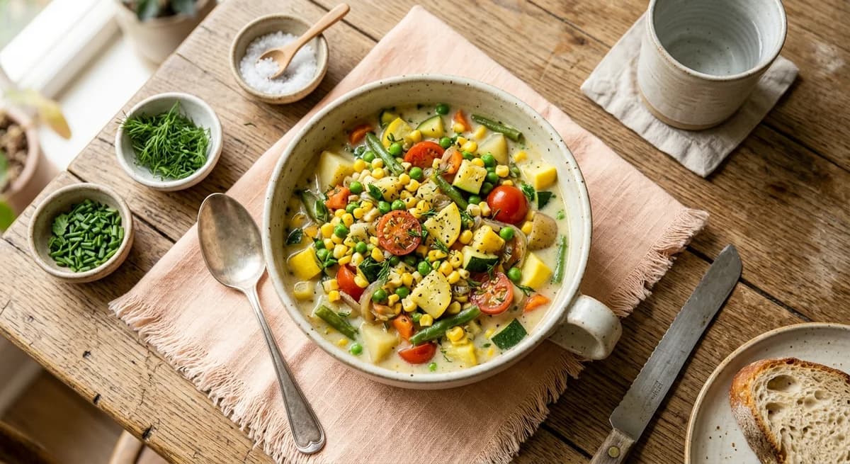 Creamy Summer Vegetable Hodge Podge Recipe