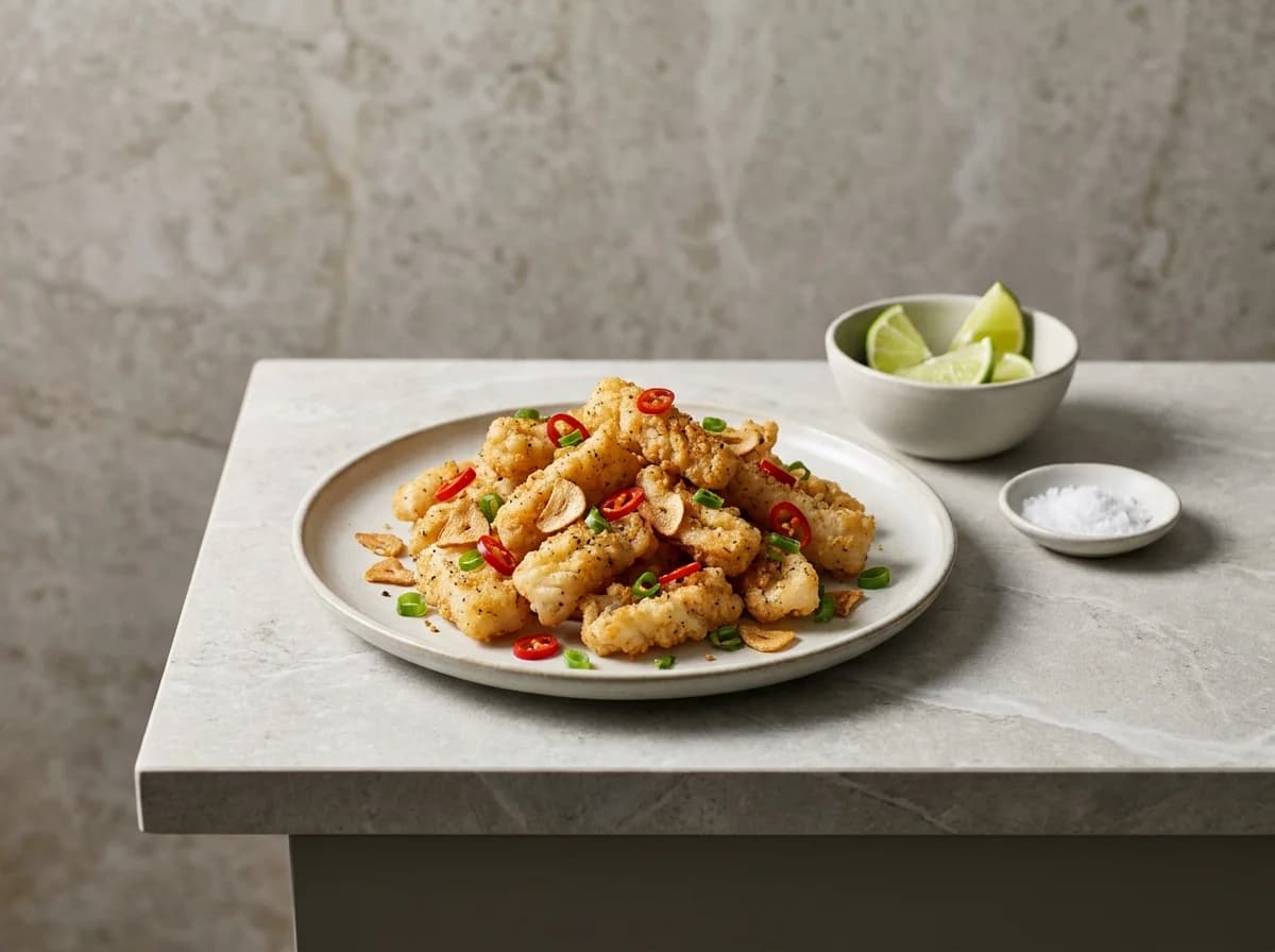 Crispy Air-Fryer Salt and Pepper Squid Recipe