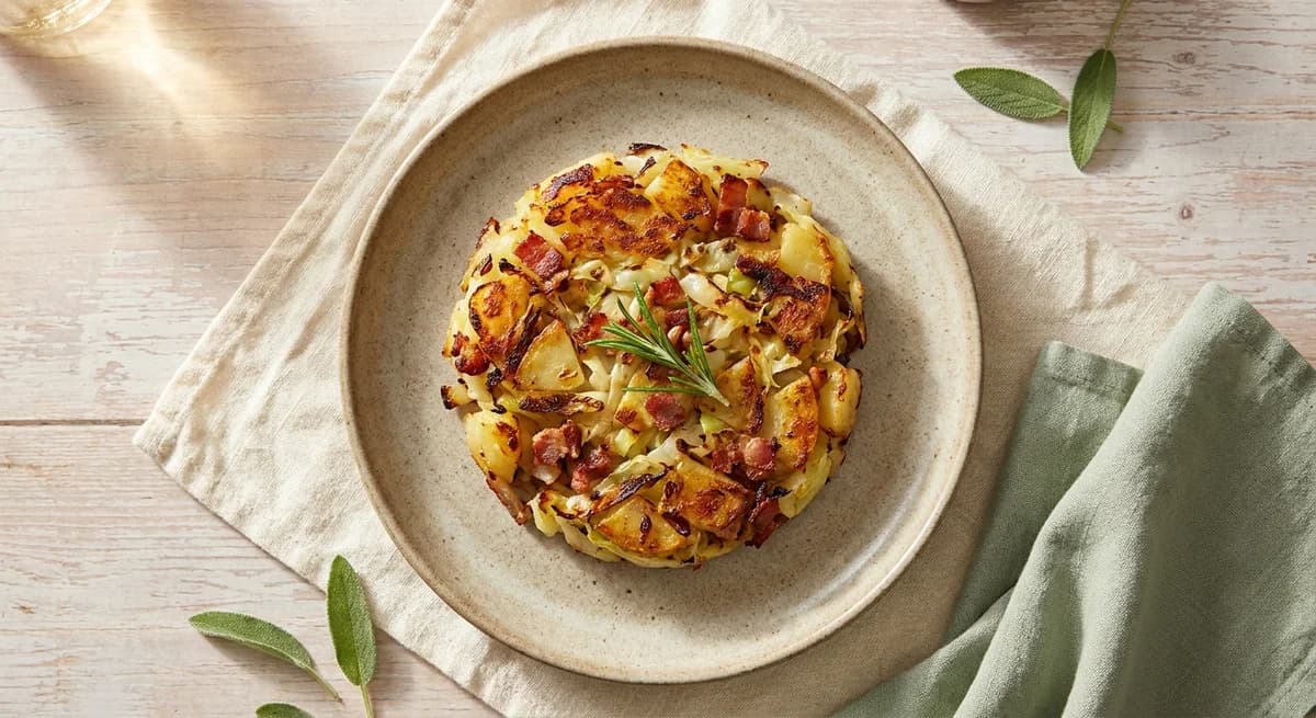 Crispy Bacon Bubble and Squeak Recipe