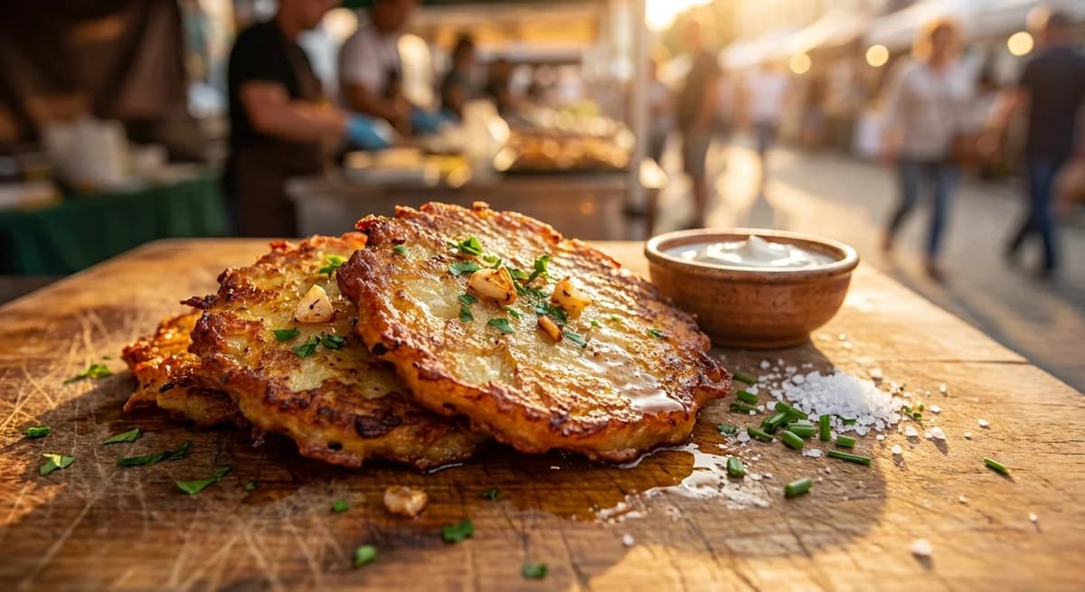 Crispy Garlic Zemiakové Placky Recipe