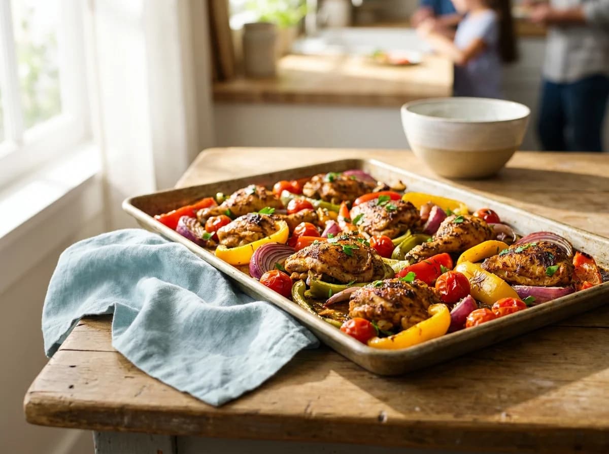 Easy Sheet Pan Chicken Shawarma Recipe