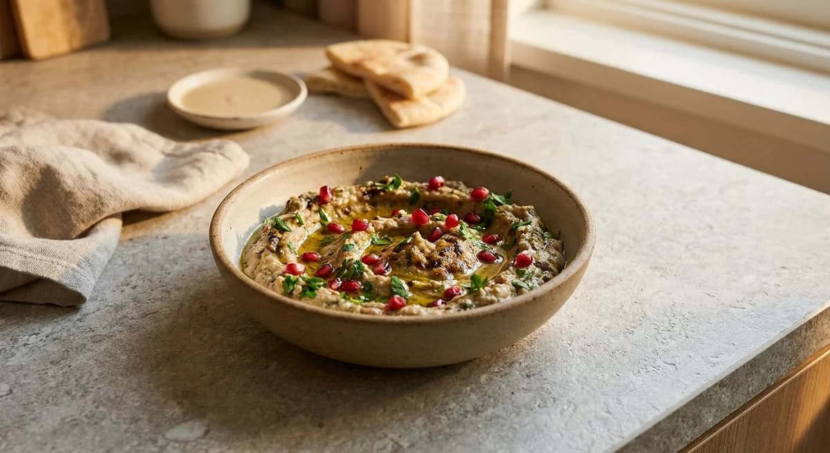 Smoky Roasted Baba Ghanoush Recipe