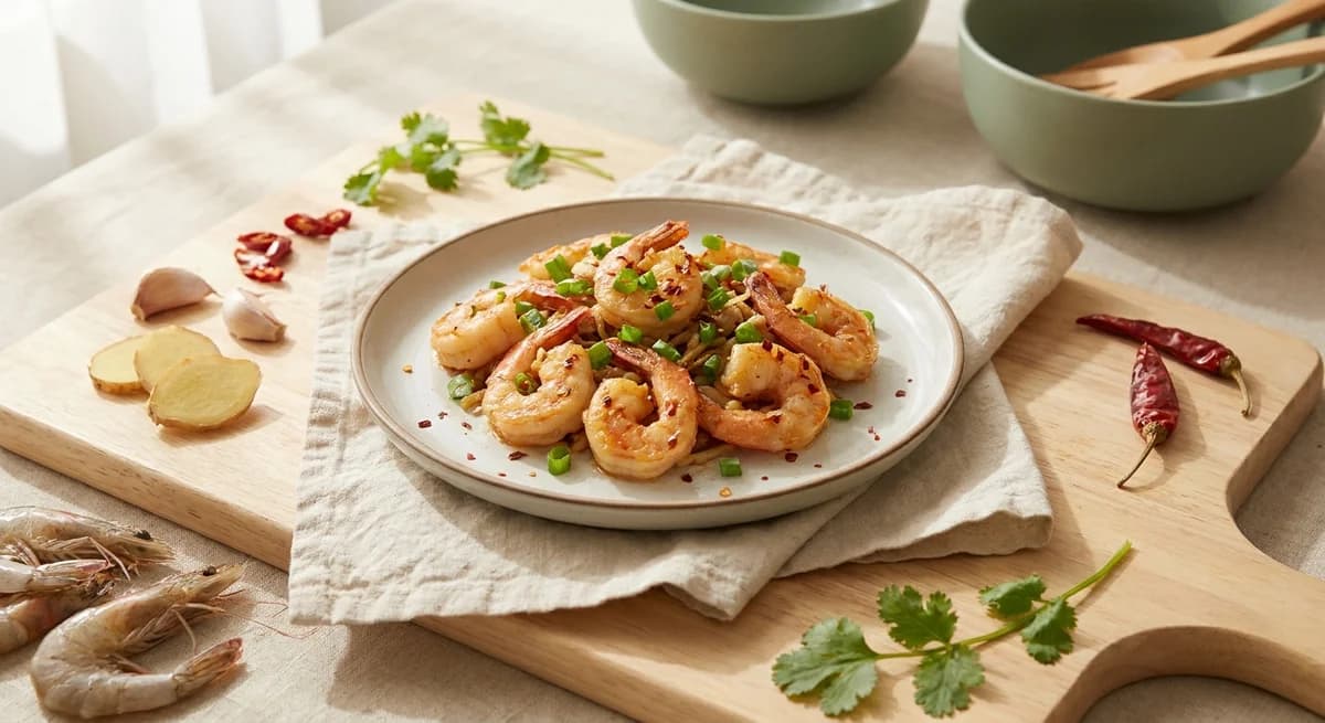 Ginger Garlic Prawn Stir-Fry Recipe