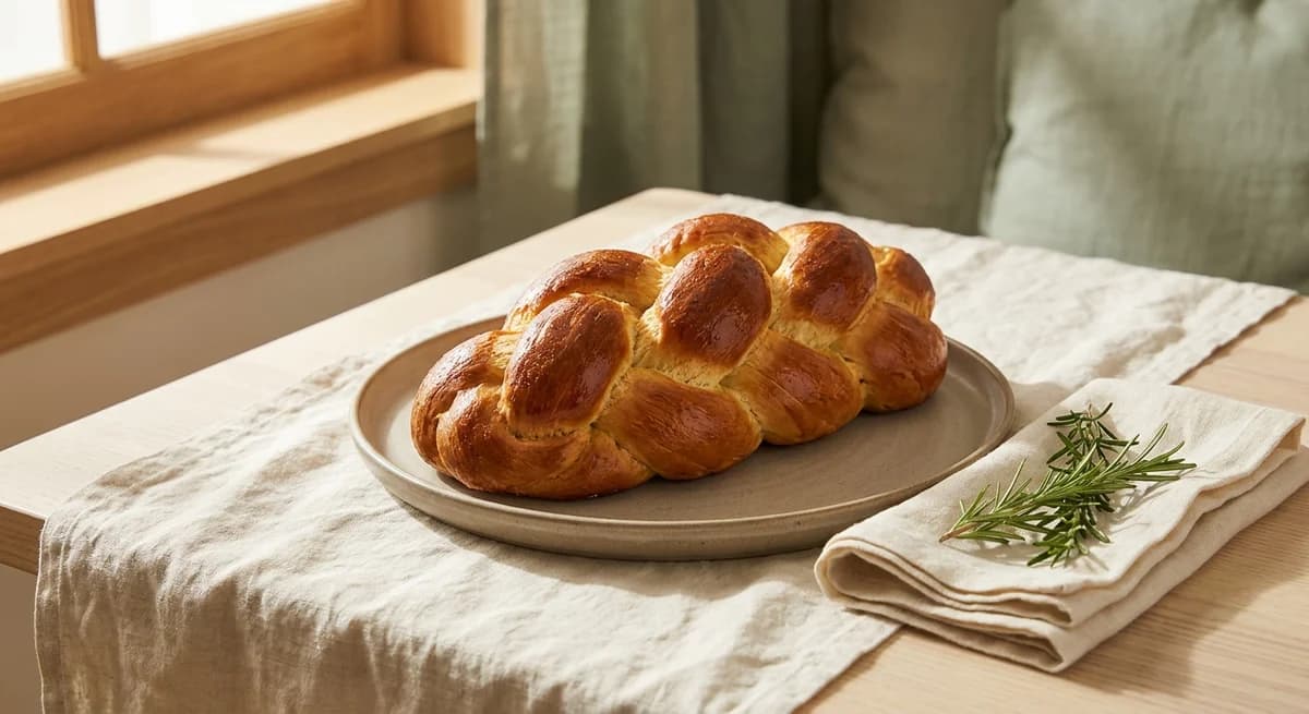 Golden Honey Challah Bread Recipe