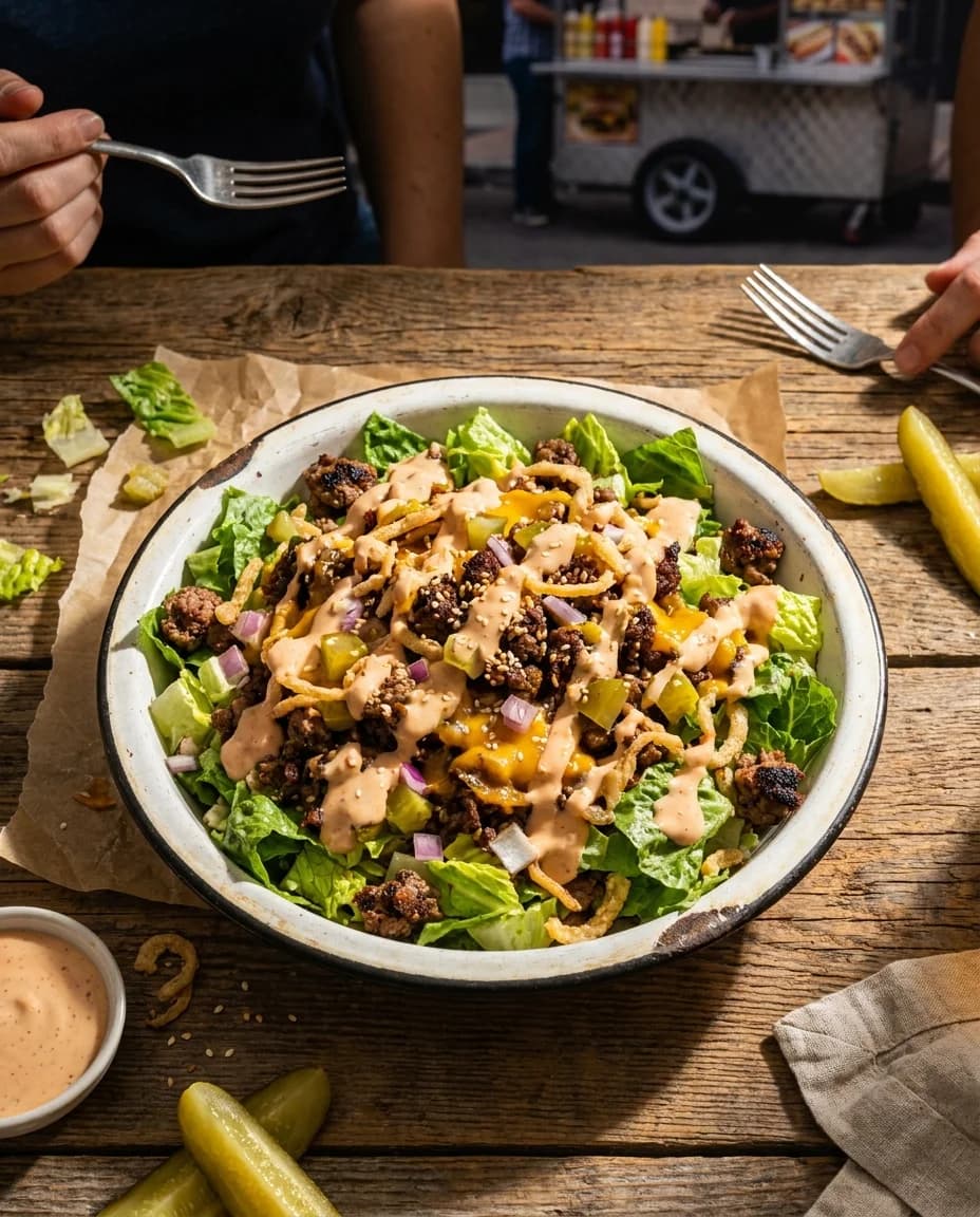 Loaded Big Mac Salad Recipe