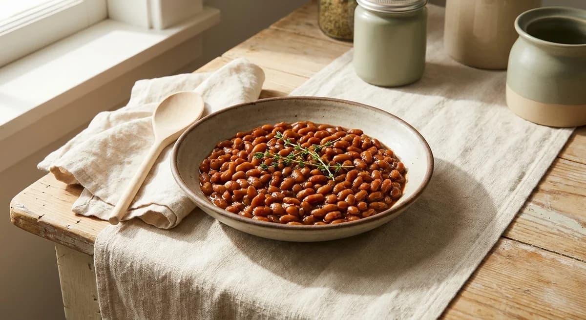 Quick 30-Minute Molasses Baked Beans Recipe