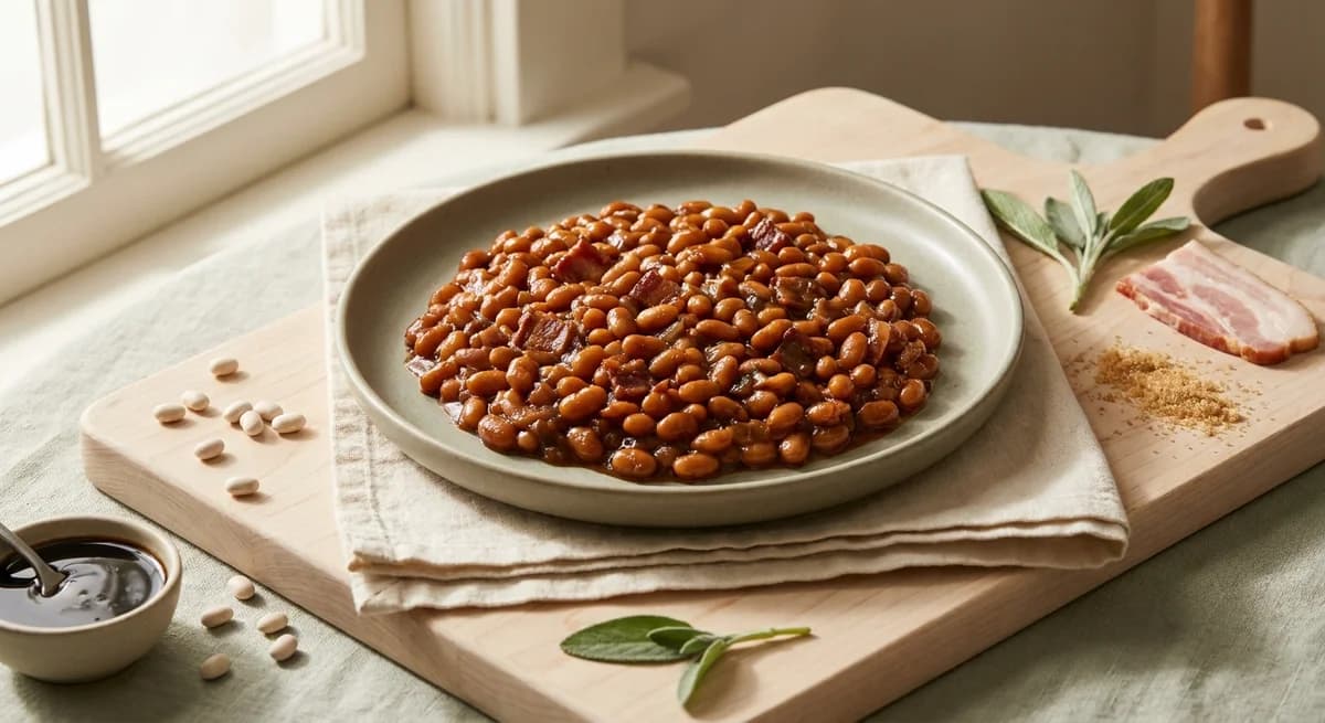 Quick 30-Minute Molasses Baked Beans Recipe