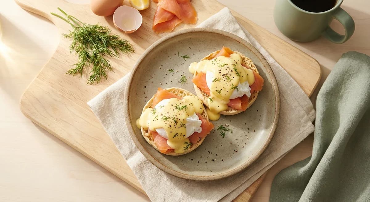 Quick 30-Minute Salmon Eggs Eggs Benedict Recipe