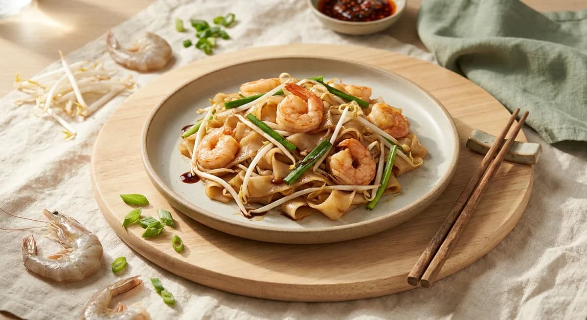 Quick 30-Minute Shrimp Chow Fun Recipe