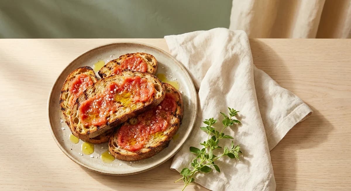 Rustic Catalan Pa Amb Tomaquet (Bread with Tomato) Recipe