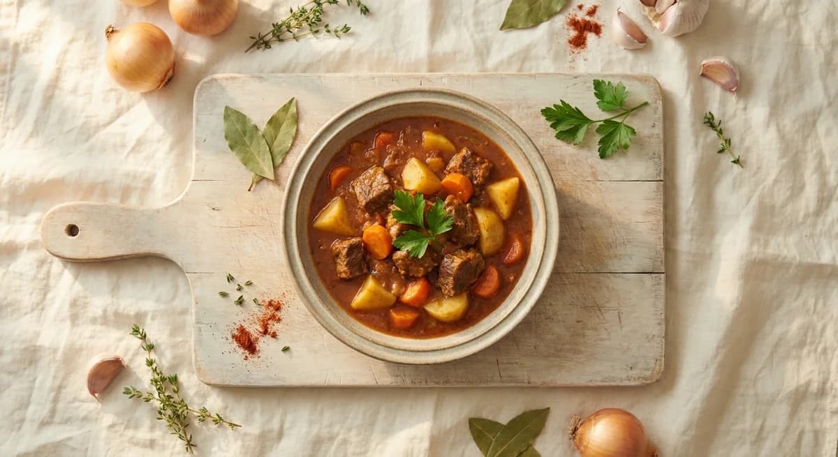 Rustic Croatian Beef Goulash Recipe