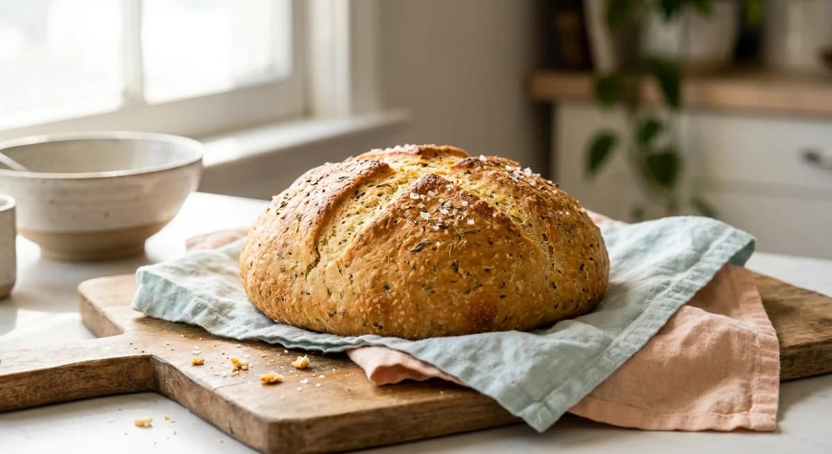 Rustic Savory Kulaç Soda Bread Recipe
