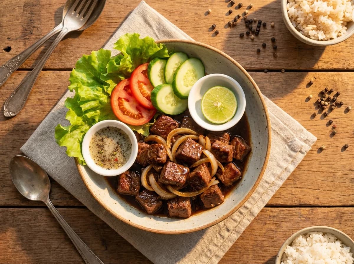 Savory Homestyle Beef Lok Lak Recipe
