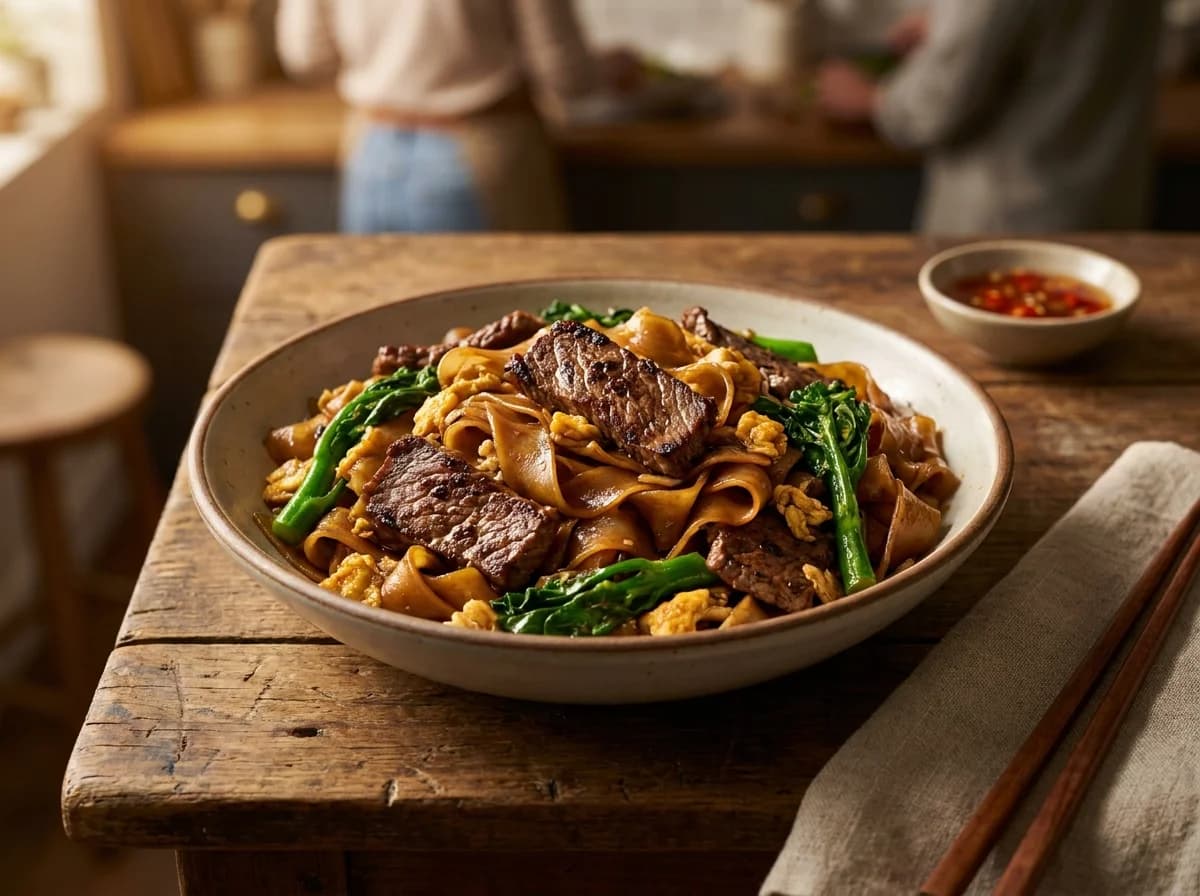 Smoky Beef Pad See Ew Recipe