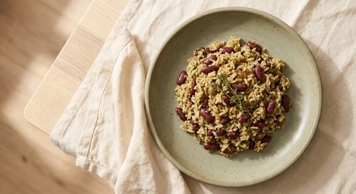 Smoky Caribbean Rice and Beans Recipe