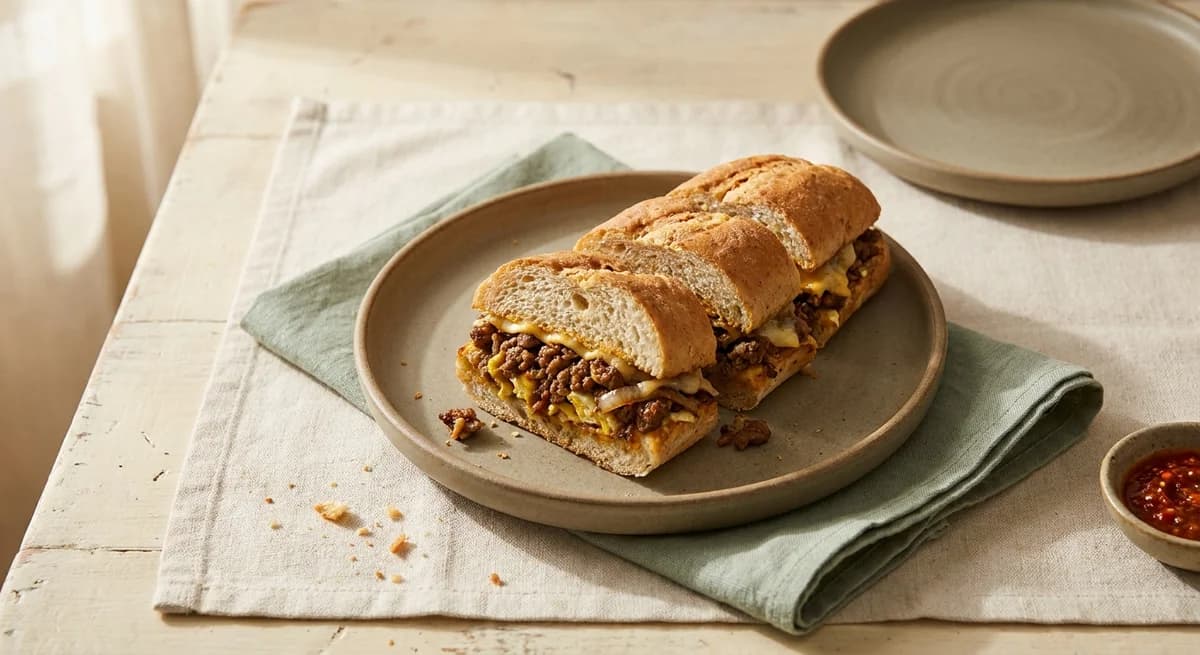 Spicy Beef Roti John Recipe