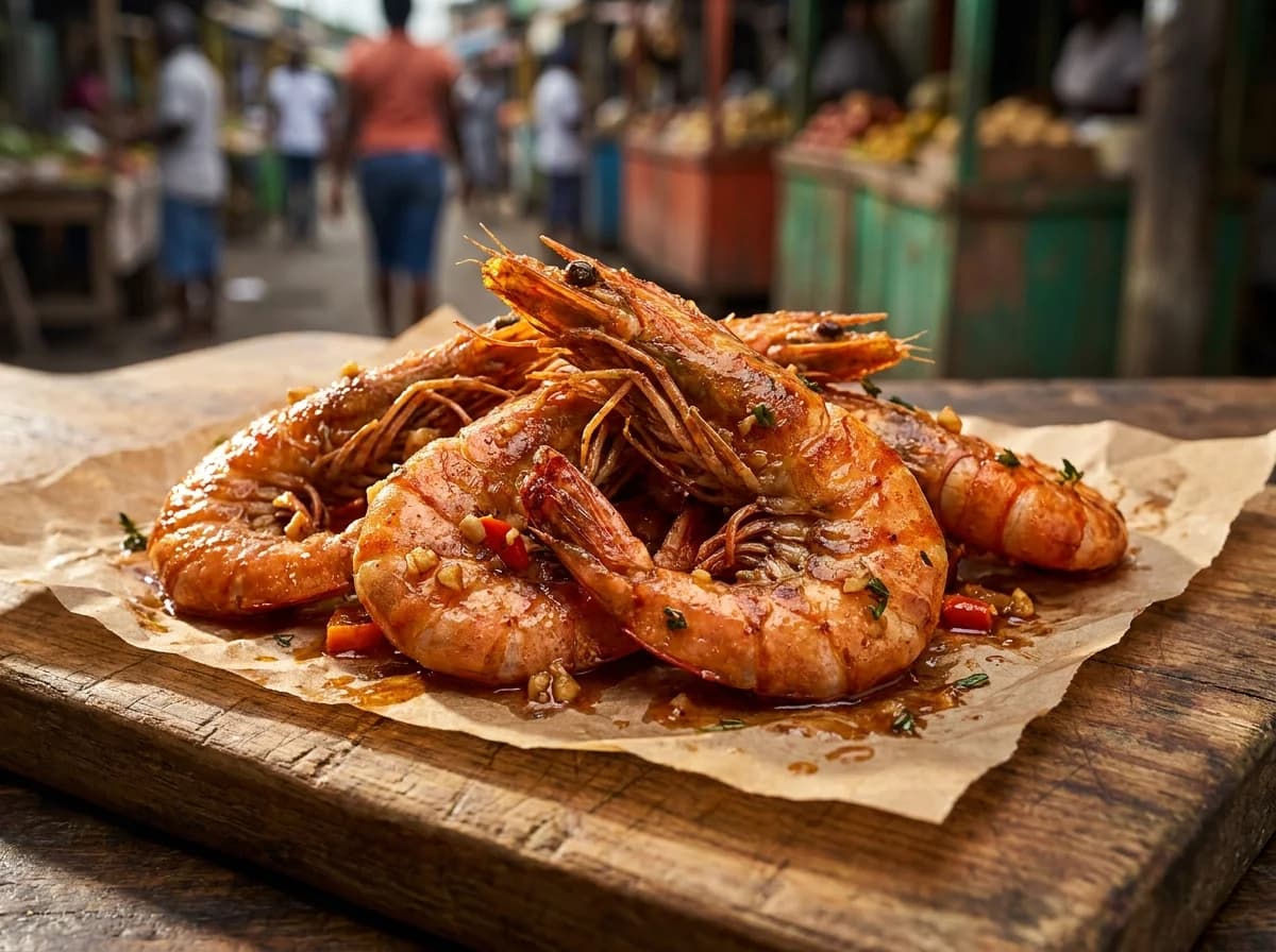 Spicy Garlic Jamaican Pepper Shrimp Recipe