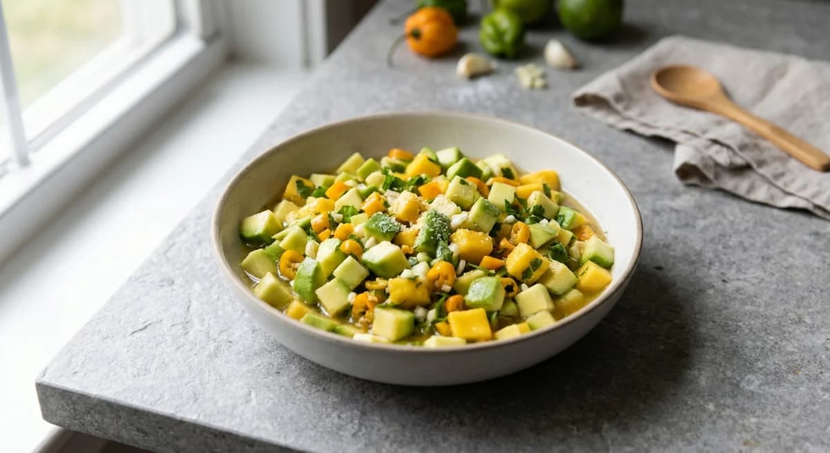 Spicy Trinidadian Mango Chow Recipe