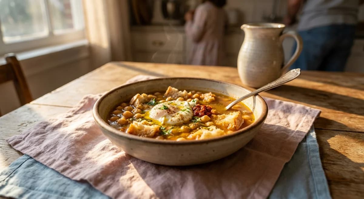 Spicy Tunisian Leblebi Soup Recipe