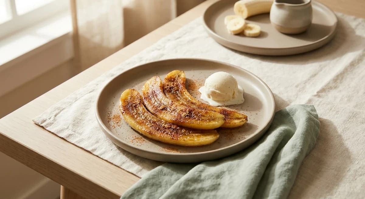 Sweet Cinnamon Baked Banana den Forno Recipe