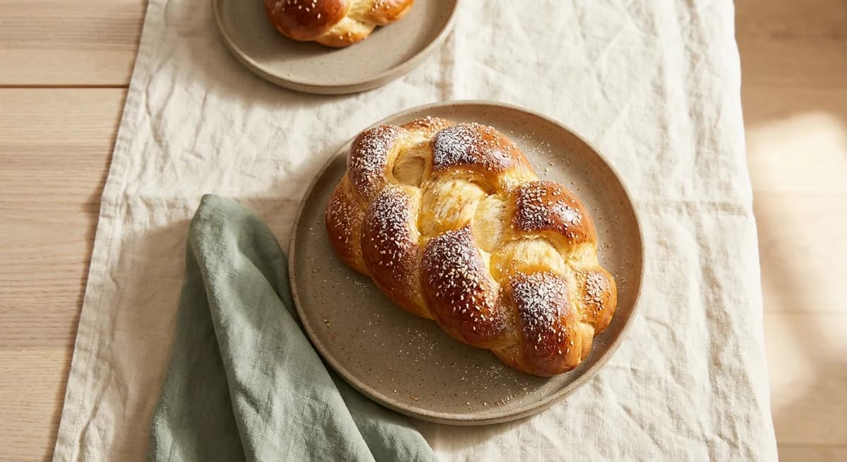 Sweet Honey Challah Bread Recipe