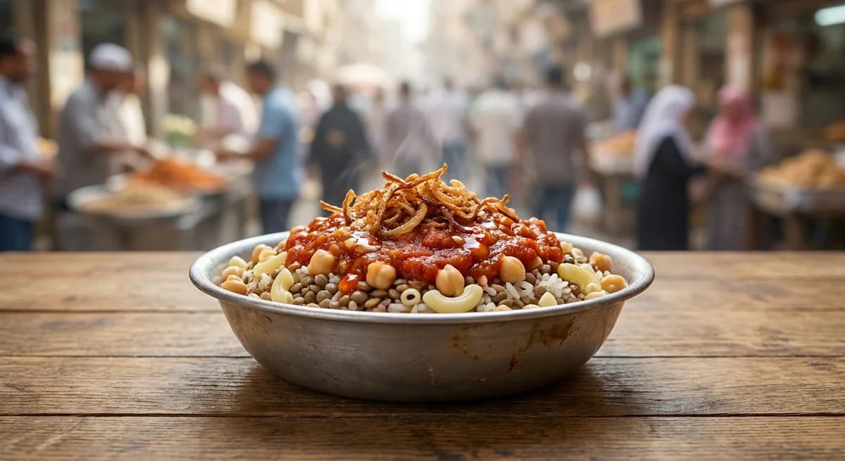 Traditional Egyptian Koshari Recipe